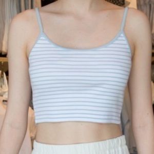 Brandy Melville striped skylar tank top